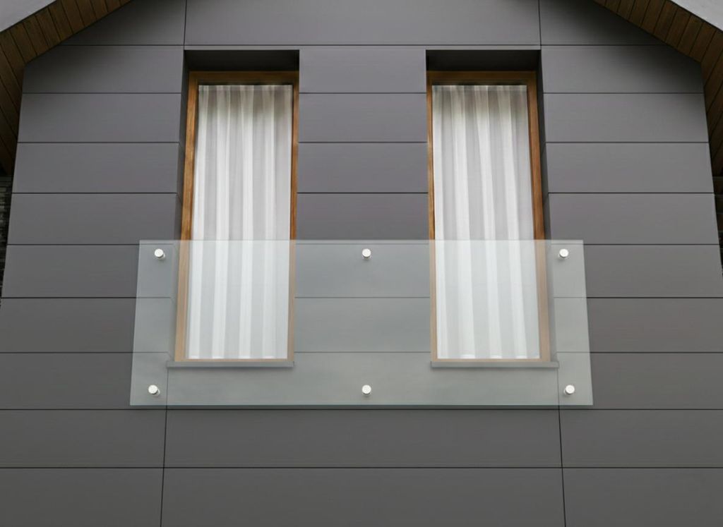 Glaszentrum Hagen 250x90 cm Französische Balkon 13.14mm