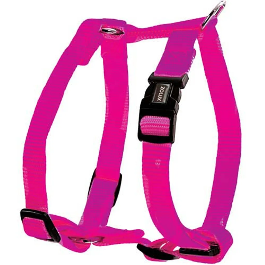Pettorina Nylon Zolux Rosa 15mm | Ultra Resistente Z462065FUS