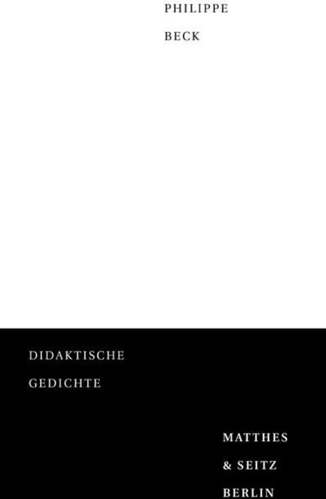 Didaktische Gedichte