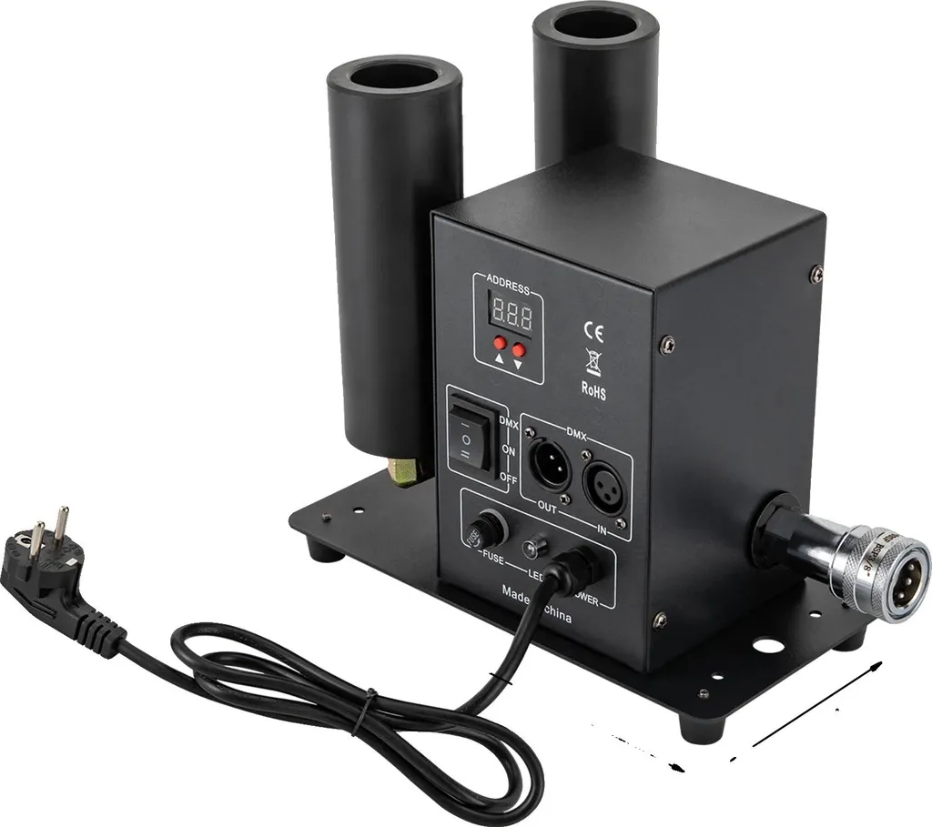 Machine à air CO2 150W DMX : fini les fumées persistantes en soirée