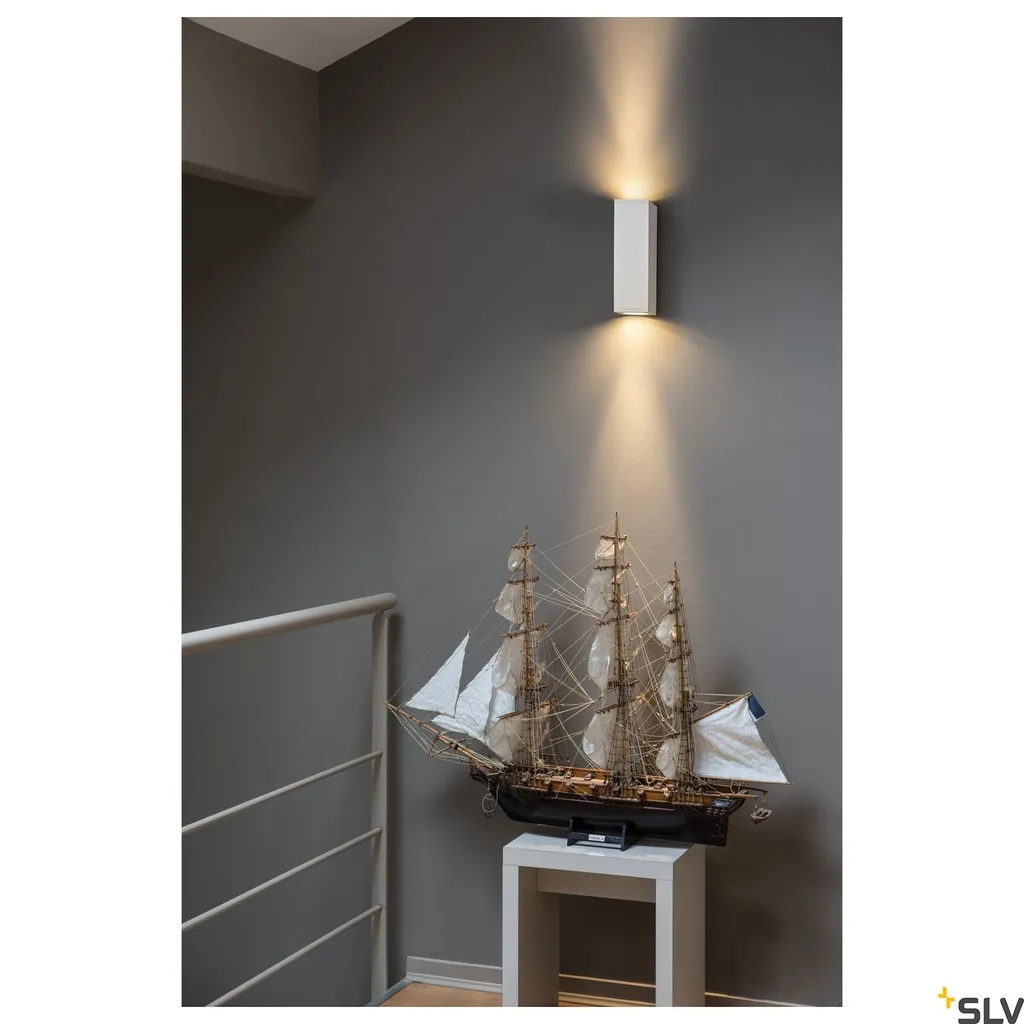 Theo Up&Down Bianco Lampada Parete GU10 2x50W | Illuminazione Design - 2