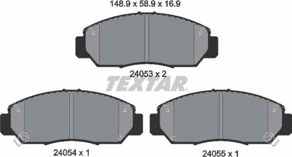 Plaquettes de Frein Textar 2405301 : Fini les Bruits sur Honda Stream