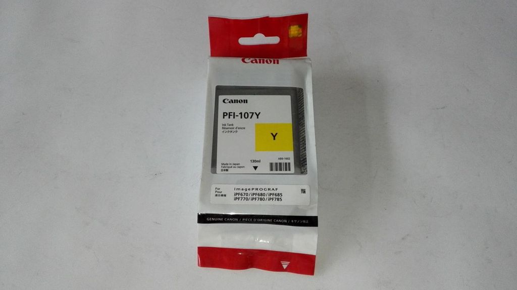 Canon PFI-107Y, Gelb, Tinte auf Pigmentbasis, 1 Stück(e) Produktbild 