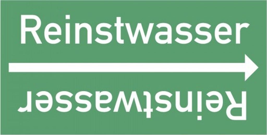 Dreifke Rohrleitungsband Reinstwasser, DIN 2403, ab Ø 15mm, grün/weiß, 33m/R...