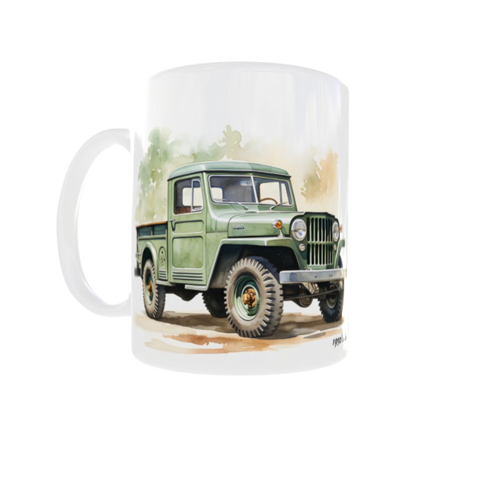 Becher 300ml Klassische Geländewagen v4