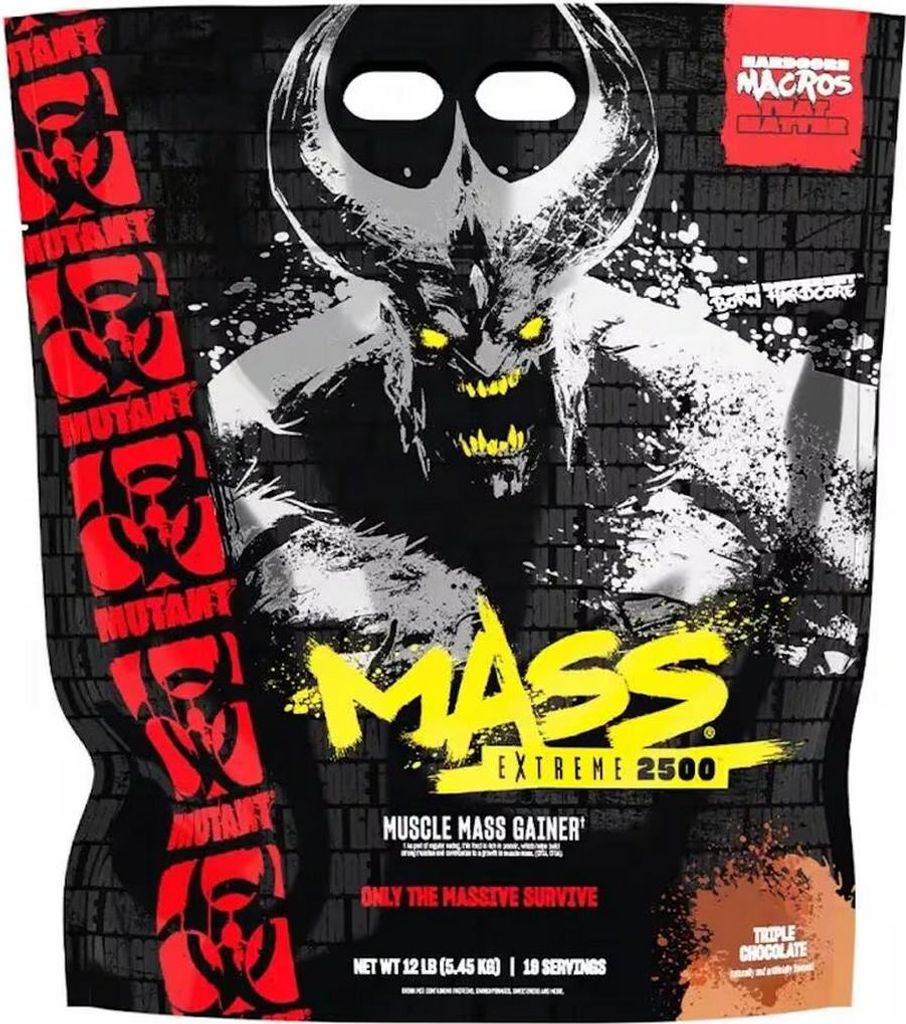 Mutant Mass Extreme 2500 - 5450 g Beutel Triple Chocolate Produktbild 