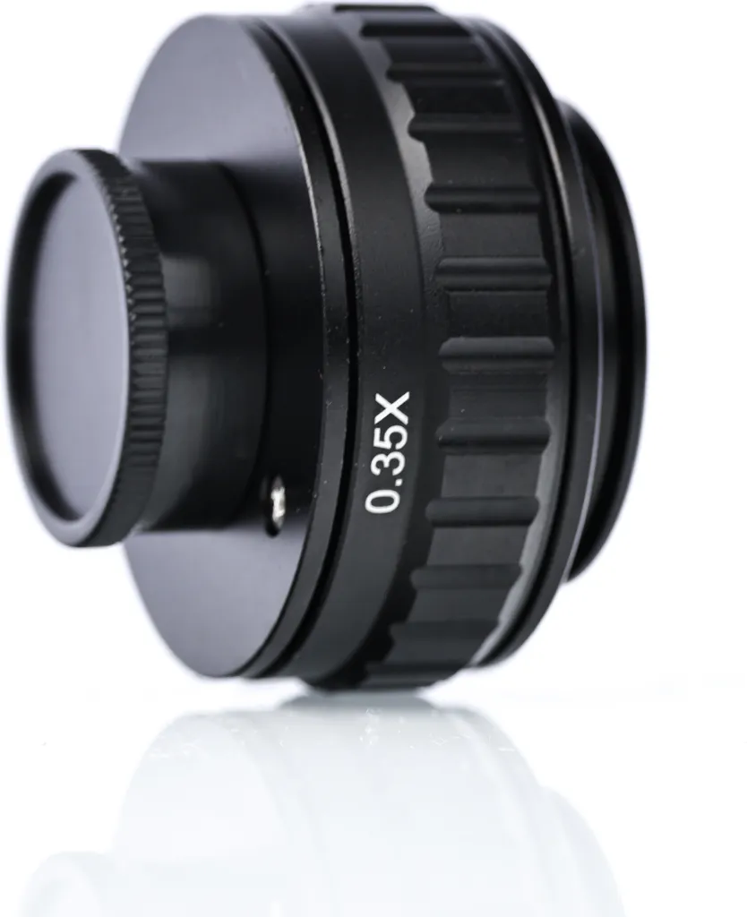 Objectif Réglable 0,35x pour Microscopes Stéréoscopiques et Caméras C - 3