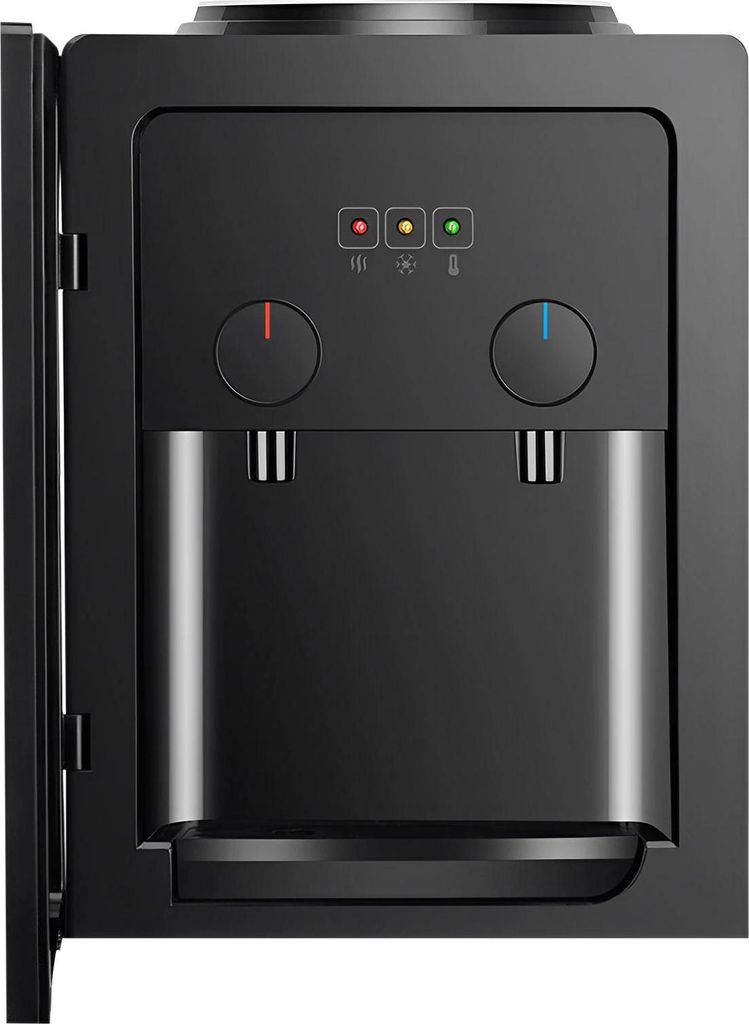 Wasserspender - Tischgerät - Heiß- & Kaltwasser - 220V 50Hz - Heizen 550W, Kühlen 75W - PP-Gehäuse - Schwarz