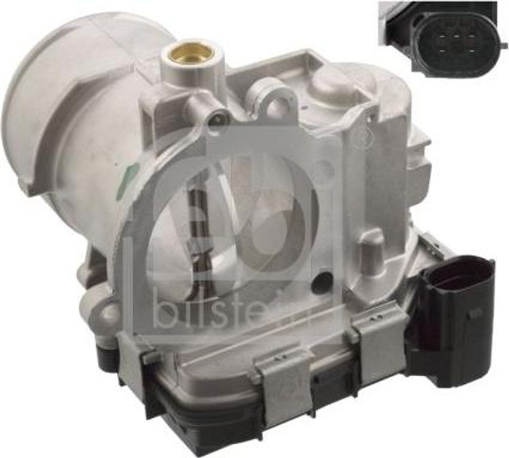 FEBI BILSTEIN 101456 Drosselklappengehäuse OE 504385629 kompatibel mit Ducato, Soluna