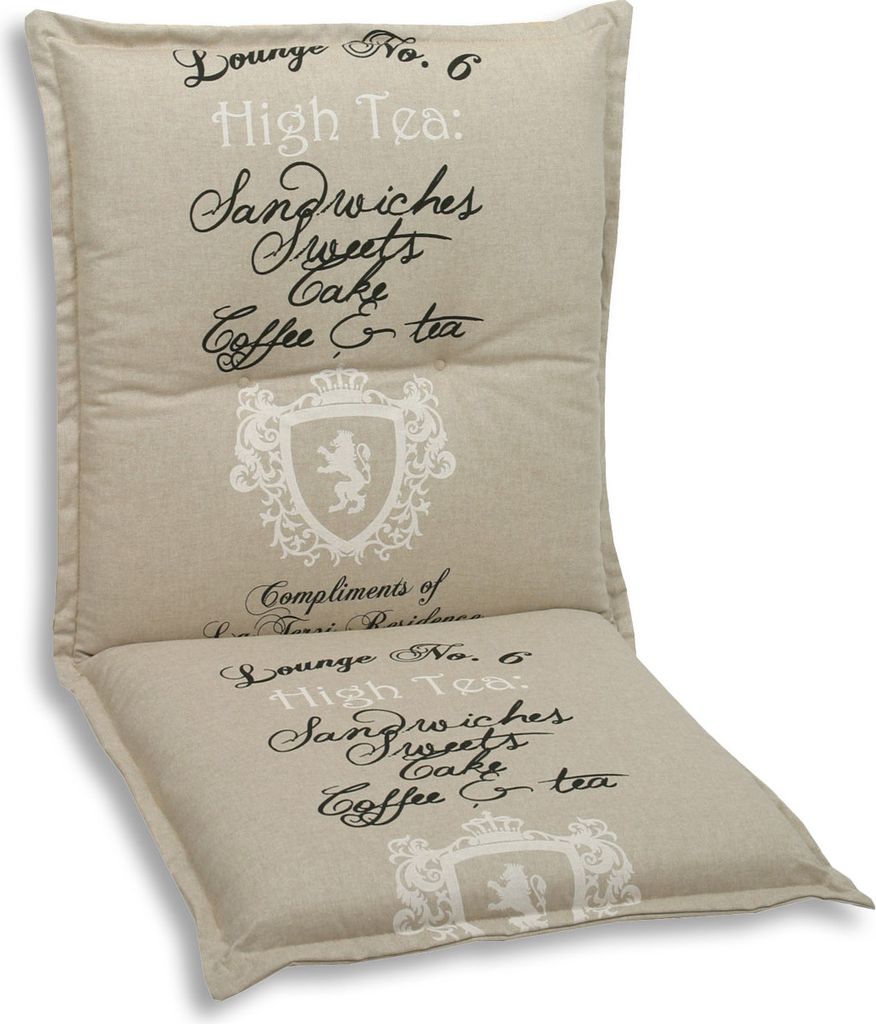 GO-DE Textil, Sesselauflage nieder, High Tea beige, 2940-02 Produktbild 
