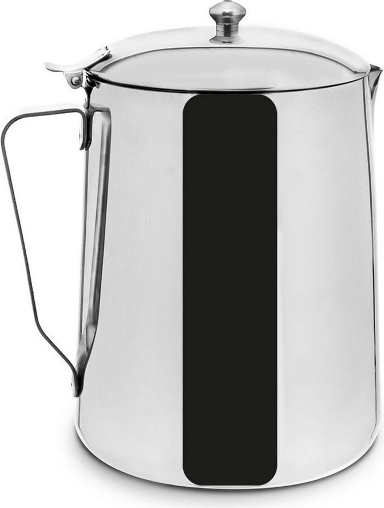 Orion Milchkännchen aus Stahl mit Deckel 0,7l Milchkanne