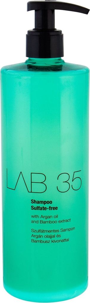 A teal shampoo bottle with a black pump dispenser against a white background.