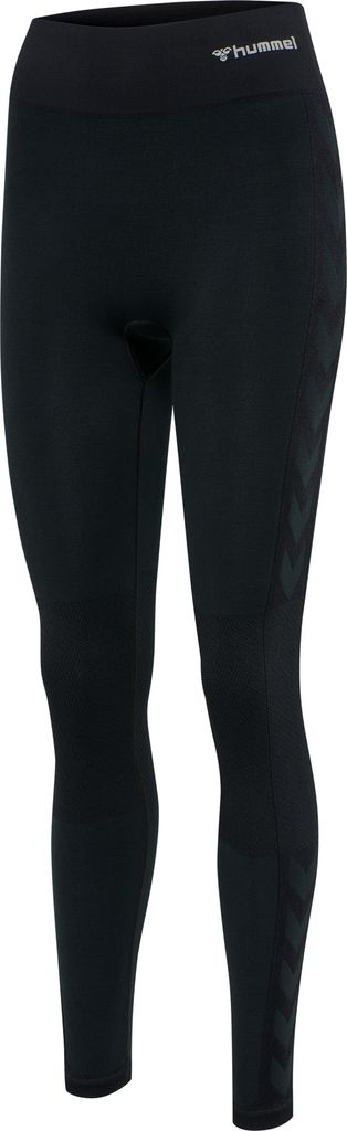 hummel hmlCLEA Seamless Mid-Waist Leggings Damen black melange M