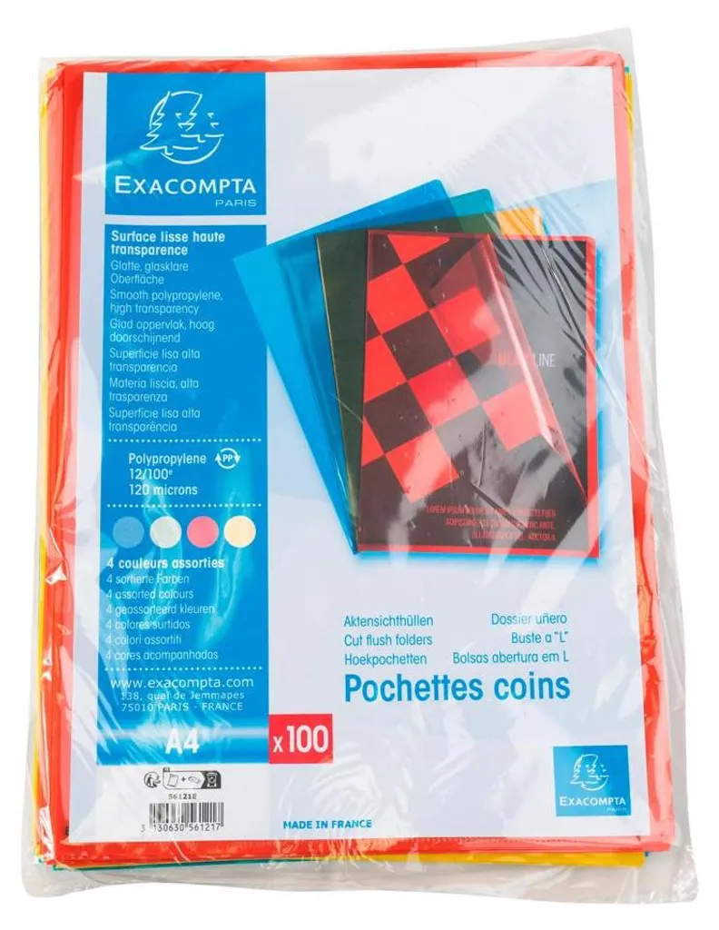 Feuille Plastique A4 Noire Indéchirable 120µ pour Protéger vos Documents