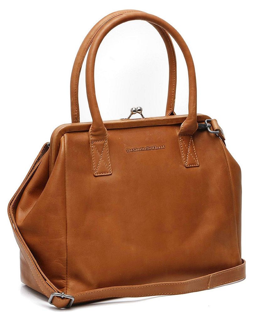 The Chesterfield Brand Handtasche Umhängetasche Dorin Shoulderbag Cognac braun