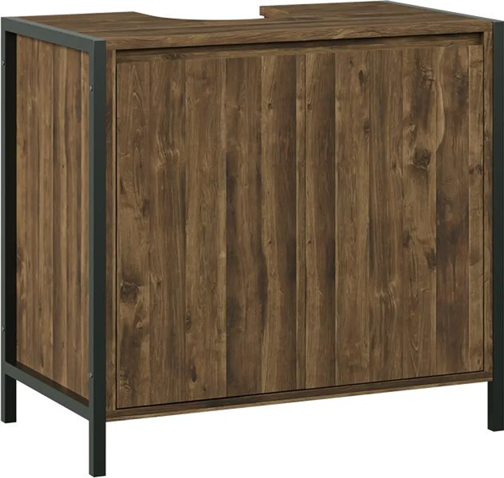 Meuble de salle de bain sous vasque Vicco Naola 70cm Chêne Noir