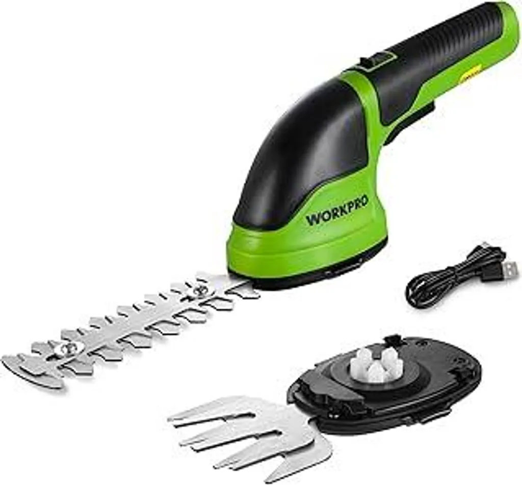 Tagliaerba Elettrico Portatile 2 in 1 | Batteria Litio 2.0Ah 3.6V
