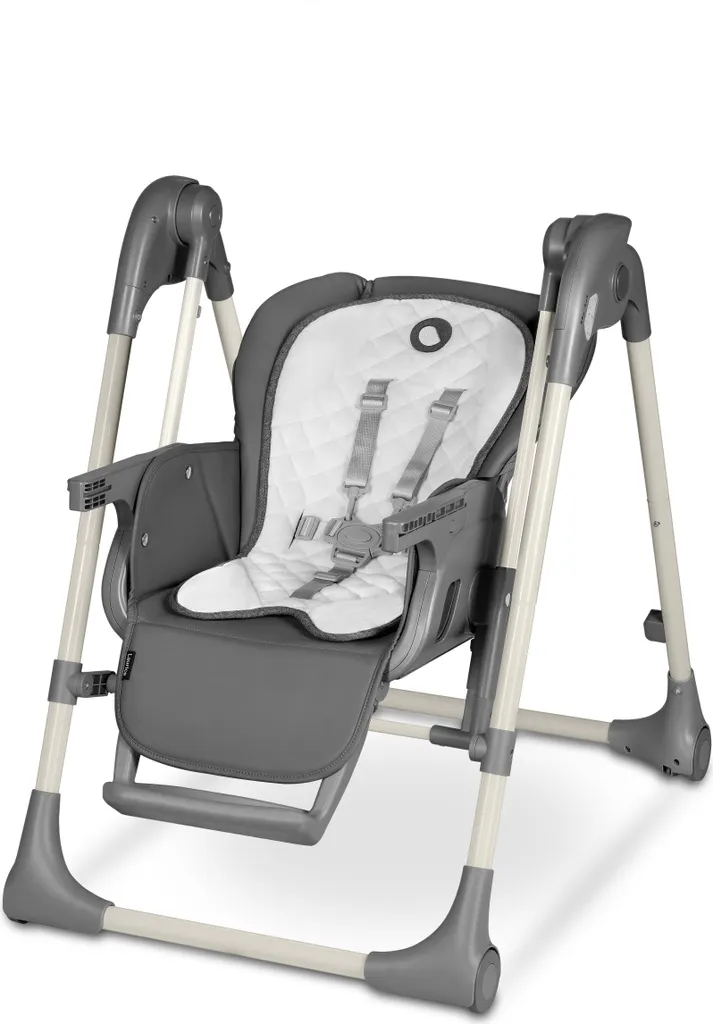 Chaise Haute Bébé Évolutive LIONELO Laurice Grise Réglable et Inclinable - 22
