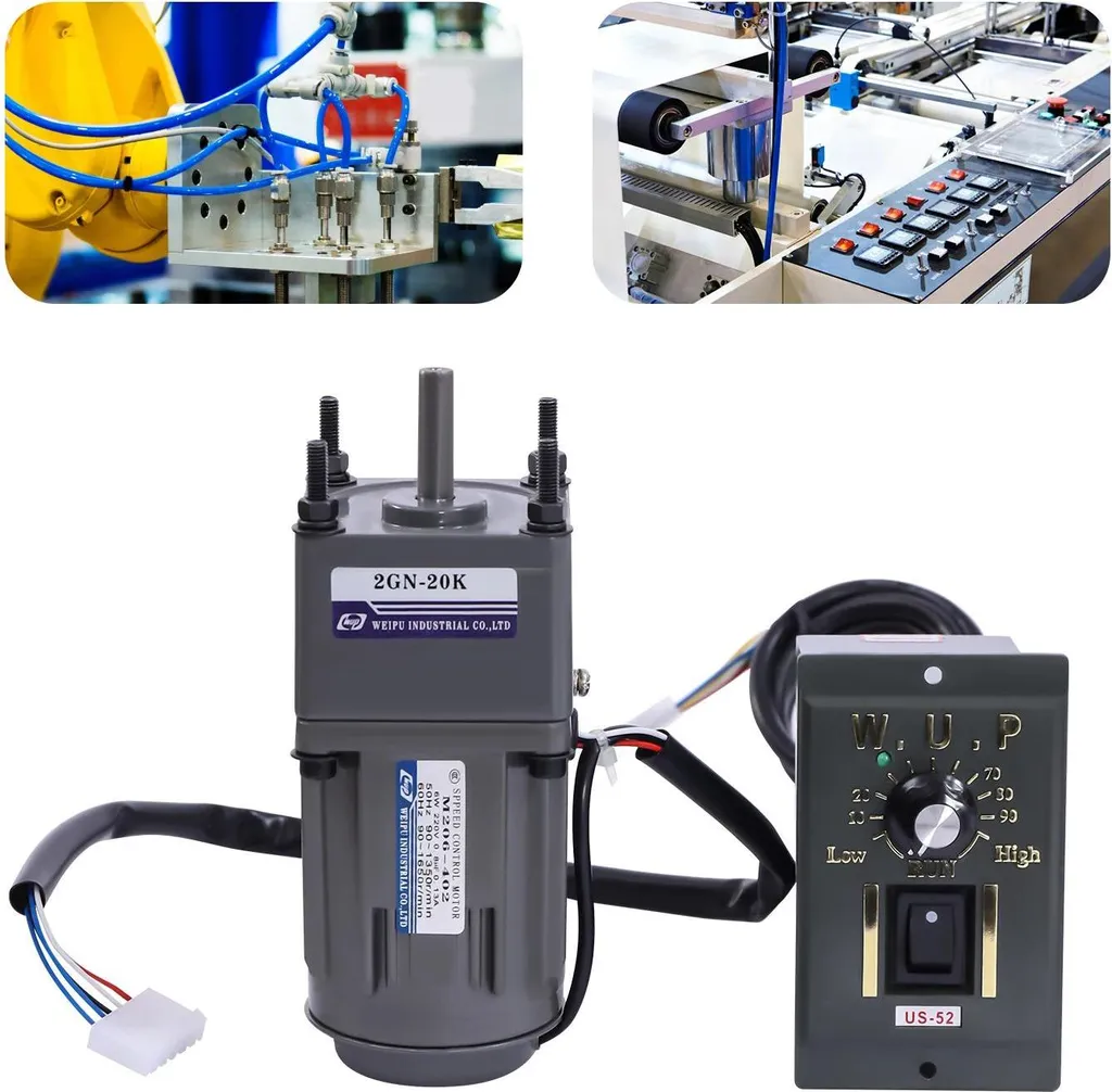 Moteur électrique 220V 6W ultrasilencieux 40dB à vitesse variable