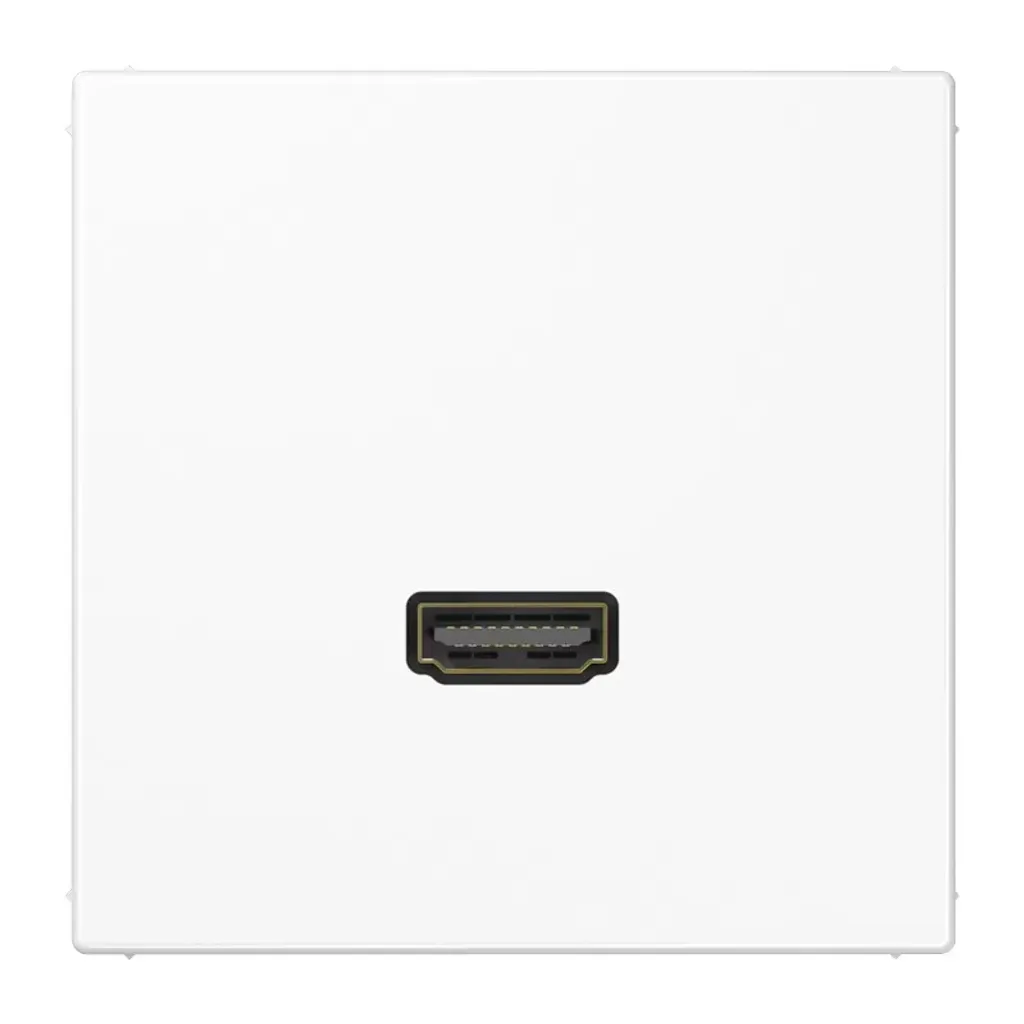 JUNG MA LS 1112 WW HDMI Blanc - Prise Multimédia Haute Définition 4K