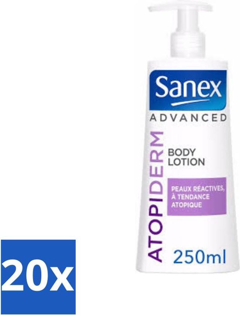 Sanex Advanced - Atopiderm - Körperlotion - 250 ml - Vorteilspack - 20 Stücke