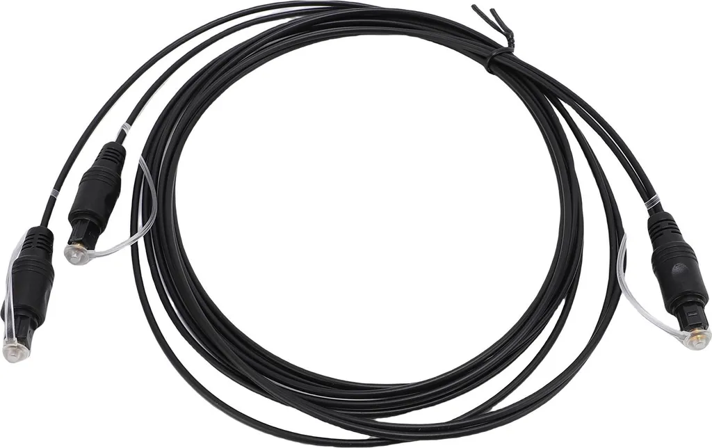 Cavo Sdoppiatore Audio Ottico 1 in 2 Out SPDIF Toslink Professionale