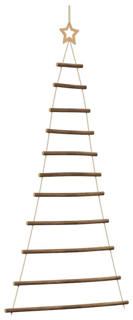 vidaXL Sapin de Noël suspendu avec pointe d'étoile 74x150 Image du produit 