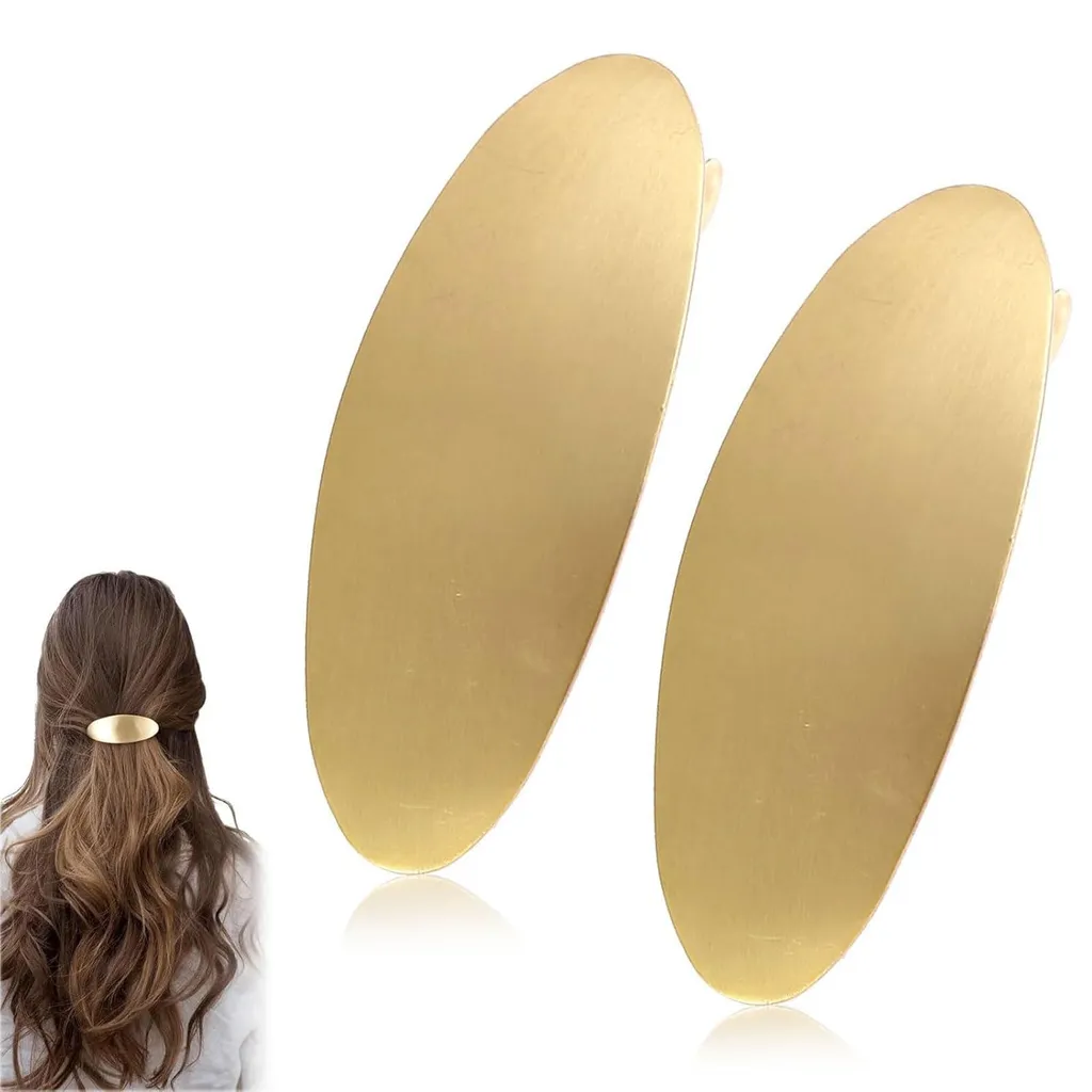 Barrettes de coiffure pour mariages et cérémonies en métal doré vintage
