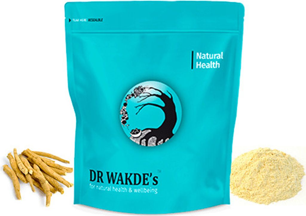 DR WAKDE'SAshwagandha Pulver (Indischer Ginseng | Withania somnifera) - 500g (1,1 lb) | Pure, Raw & Dried Powder | Ayurvedic Herb | Vegan |