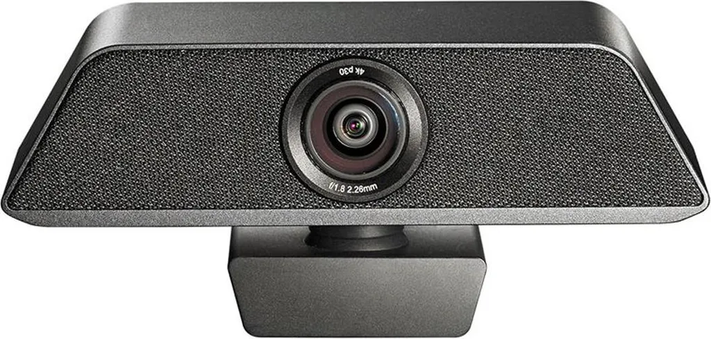 Webcam de bureau Zebra SC26C noire avec microphone intégré pour vidéo