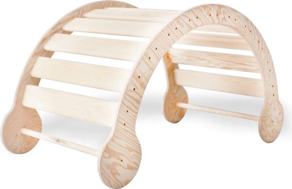 Arche à grimper Montessori Liwia L en bois robuste pour chambre enfant