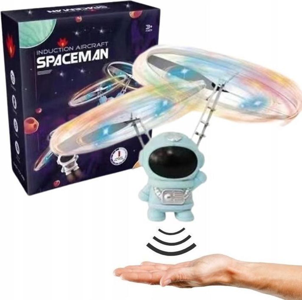 Fliegender Astronaut UFO Infrarot Fernbedienung Handgesteuertes USB-Spielzeug