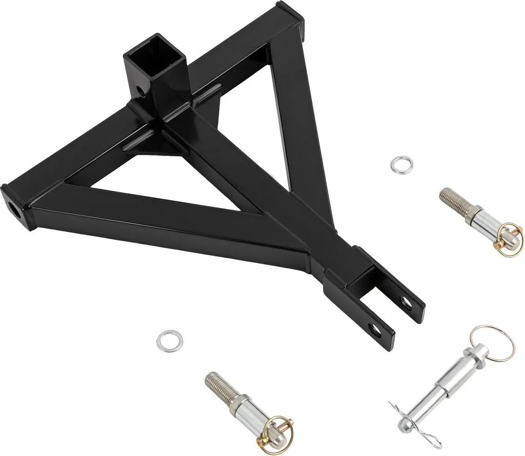 Attelage trois points pour remorque de tracteur cat 1 fixation 2 pouces