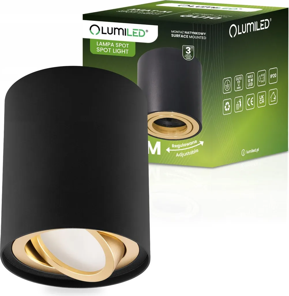 Plafonnier Spot de Plafond Orientable GU10 pour Éclairage Intérieur