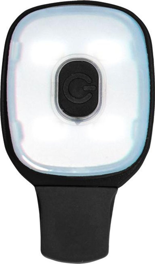 USB-aufladbare Clip-Lampe - Schwarz