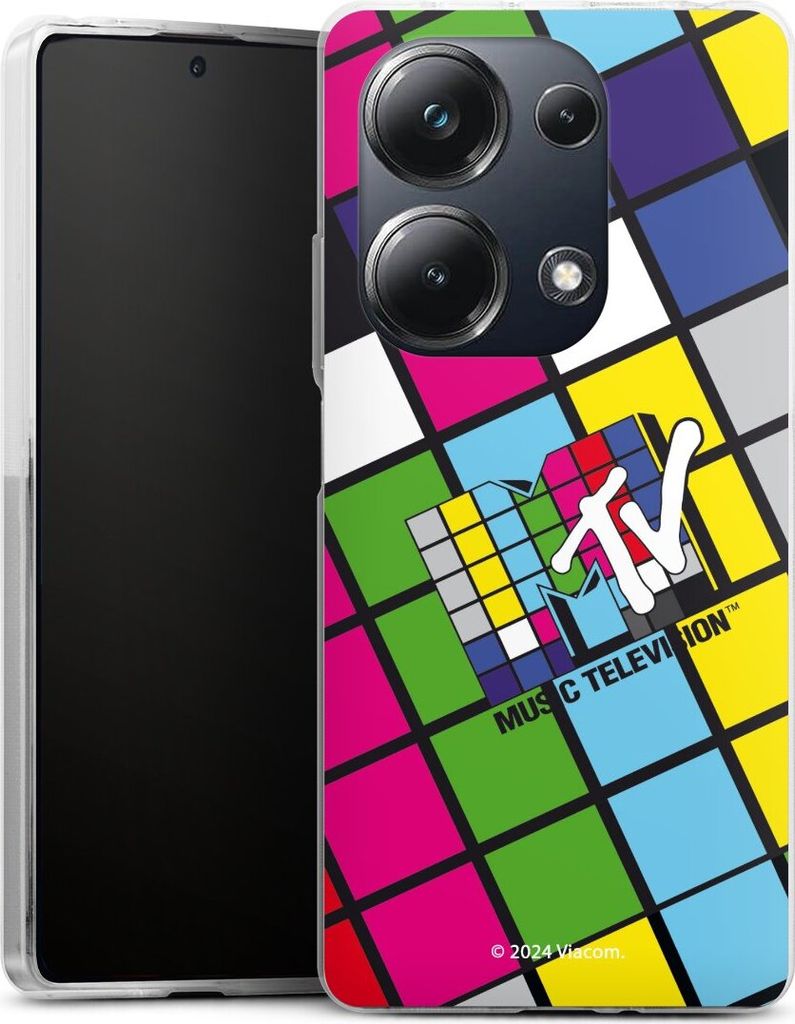 DeinDesign Handyhülle für Xiaomi Poco M6 Pro Silikon Hülle Case Smartphone Schutzhülle Fanartikel Offizielles Lizenzprodukt MTV Music Televison