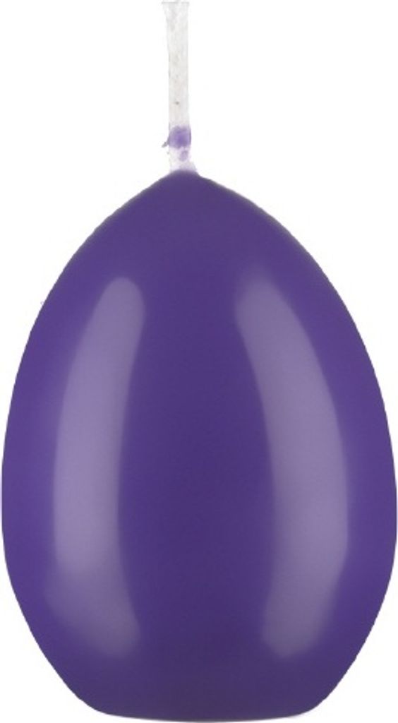 Kopschitz Kerzen Eierkerzen Lila 140 x 100 mm, Inhalt 6 Stück
