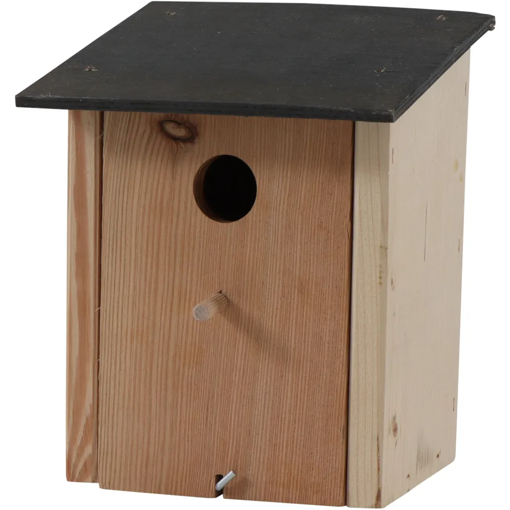 Nichoir bois de pin RUBY avec trou 30mm pour protection des oiseaux