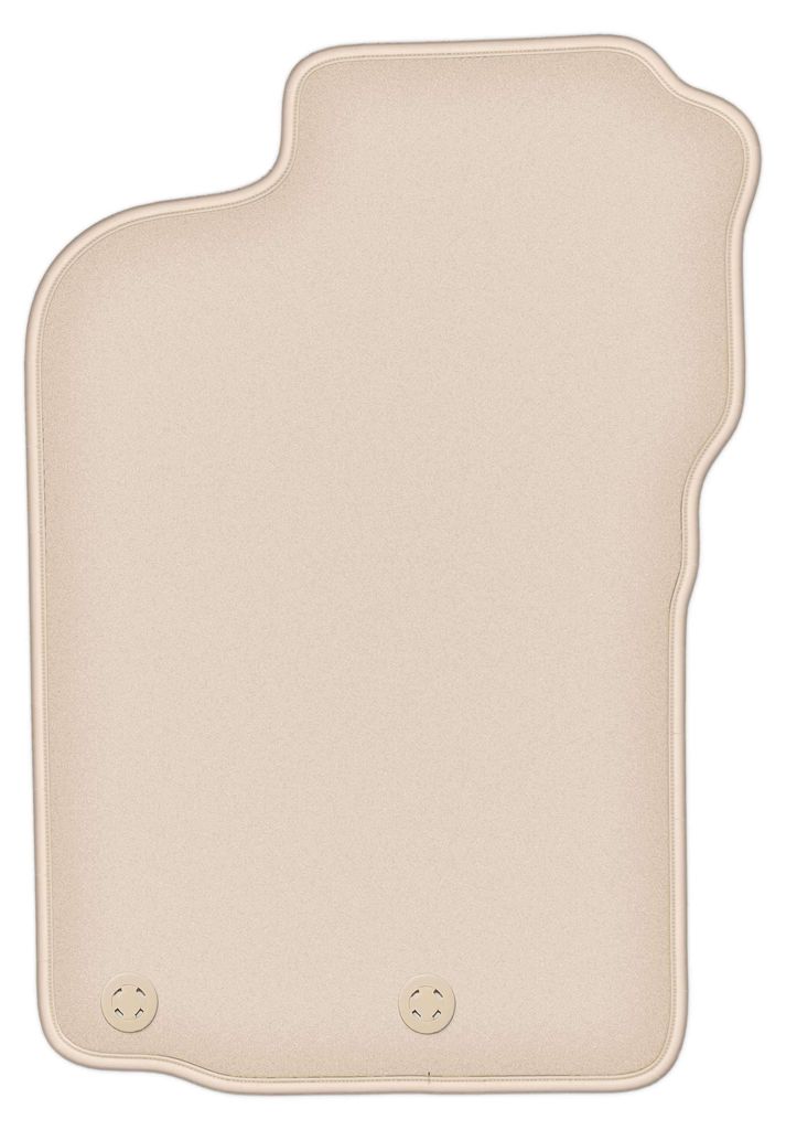 DURBAN Beige Velours-Fahrerfußmatte für Alfa Romeo 147 Schrägheck (2000-2010)