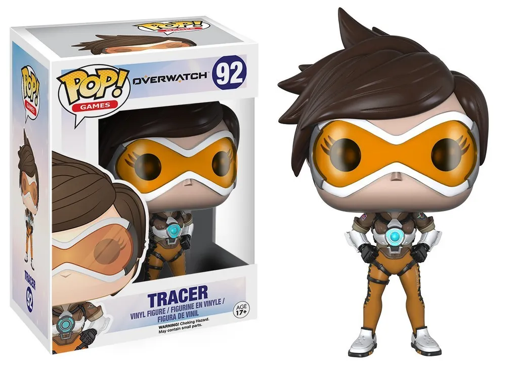 Funko Pop Tracer 92 Overwatch - Figurine vinyle détails authentiques
