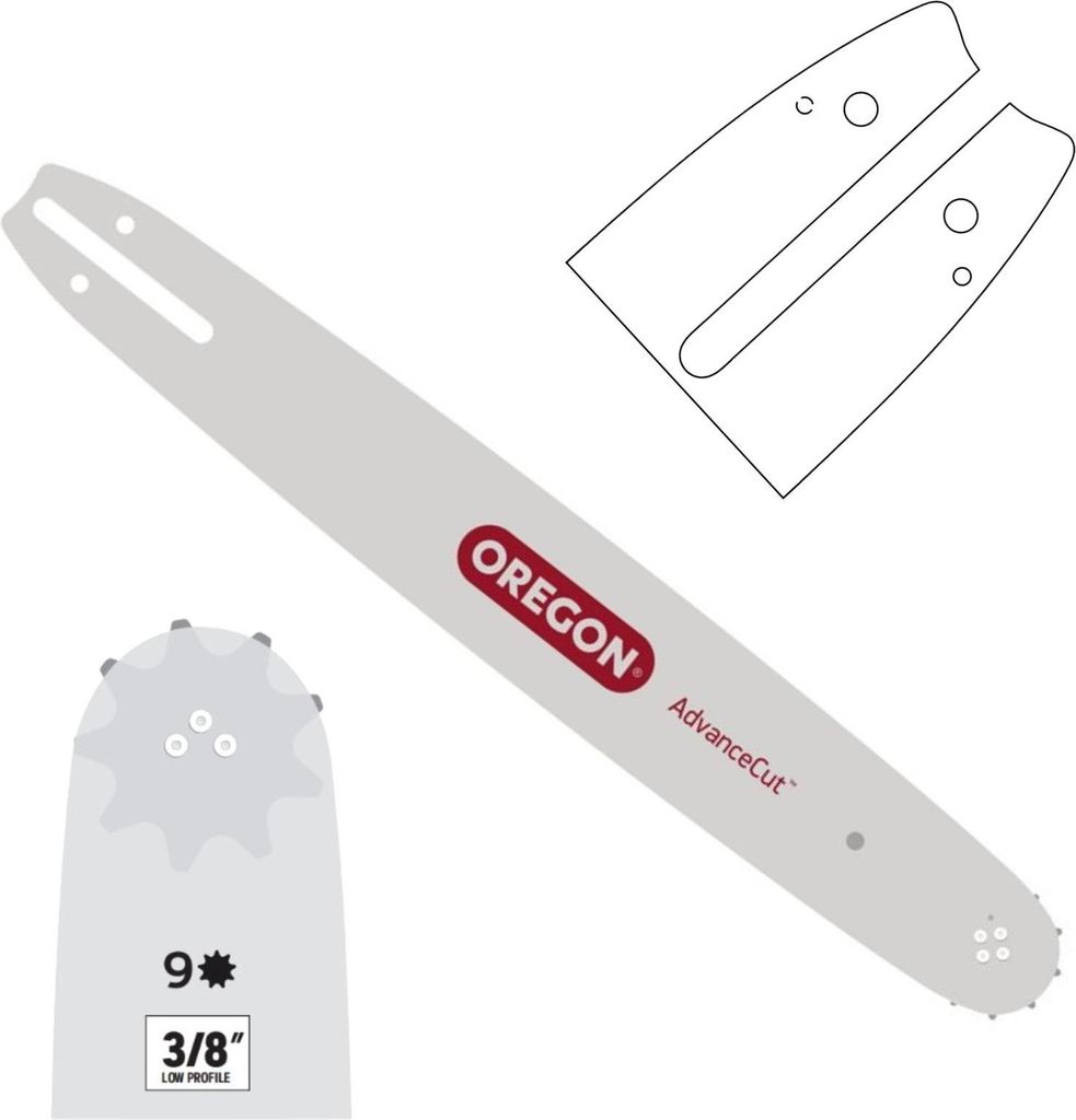 OREGON Führungsschiene AdvanceCut™ 3/8 | 1.3 mm  | 35 cm - Produktbild 