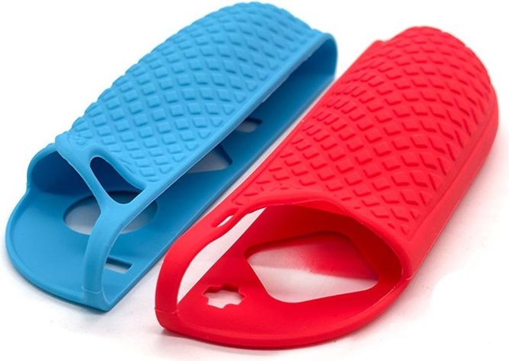 INF Nintendo Switch 2 Joy-Con Silikon Schutzhülle - 2er Set, Kratzfest Rot+Blau