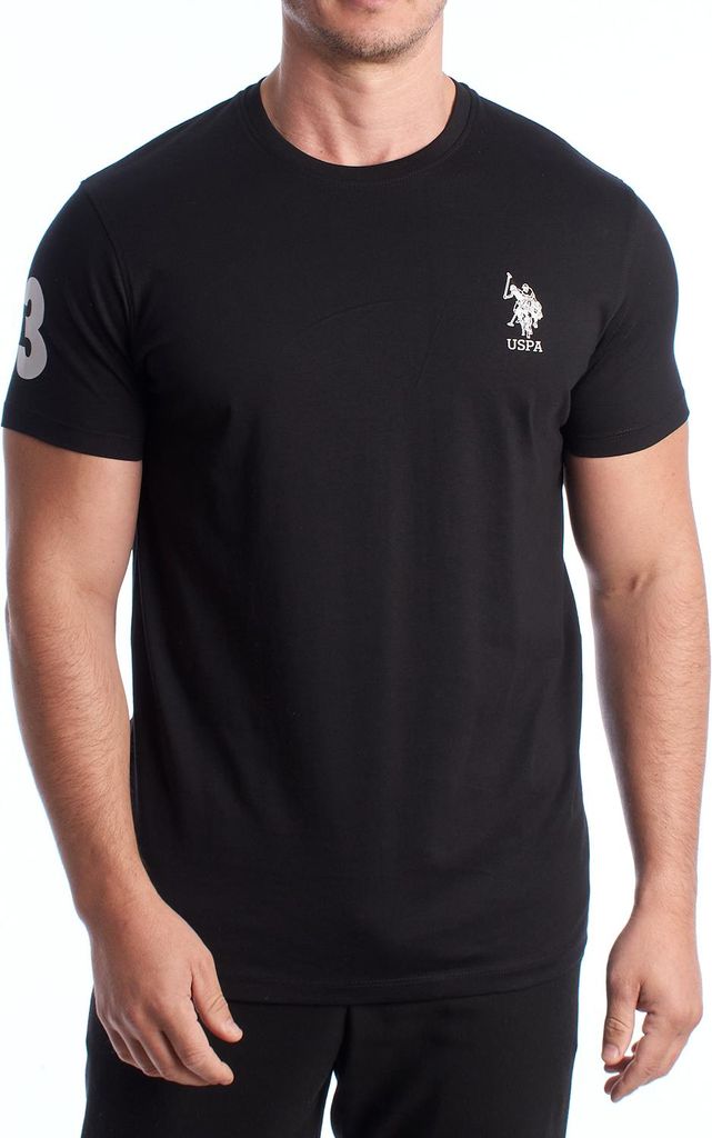 U.S. POLO ASSN. Herren-T-Shirt aus Baumwolle mit kurzen Ärmeln US42154027