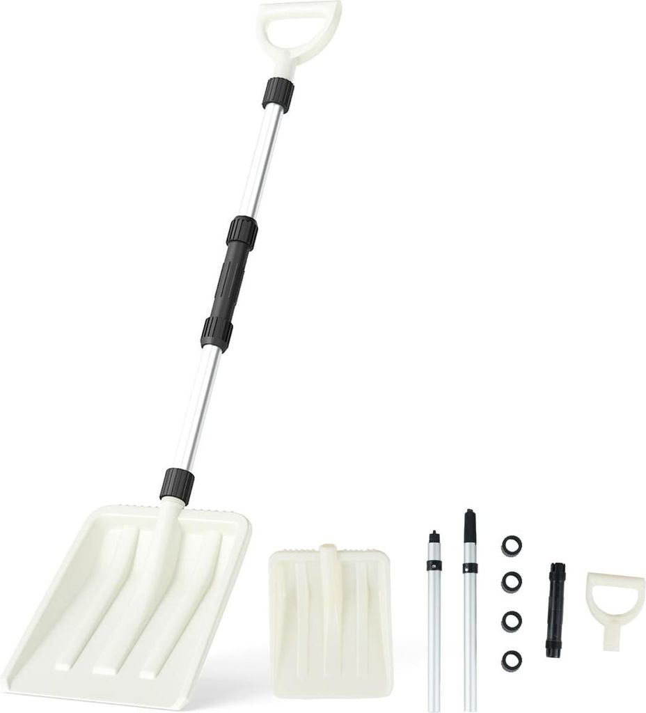 Schneeschaufel, 26 cm breit, ergonomischer Aluminiumgriff