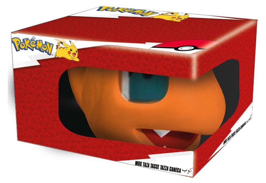 Stor Pokémon 3d Glumanda Tasse 385ml Orange  Orange One Produktbild 