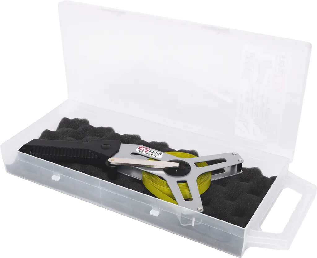 Décamètre à ruban d'acier 20m KS Tools 300.0049 pour relevés de mesure