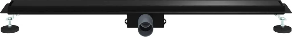 SYFAX™ Scarico Doccia Nero 100 cm | Canalina 2 in 1 Acciaio Inox 304 - 4
