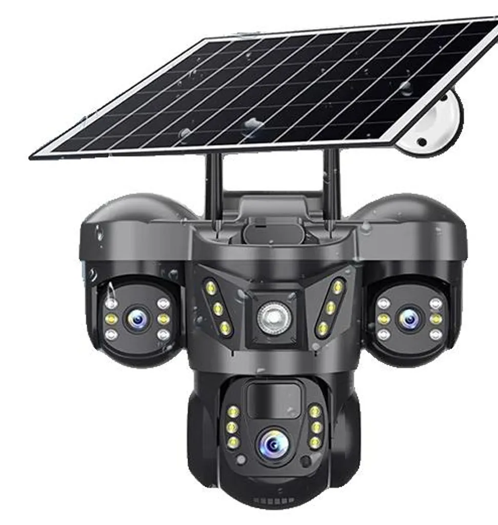 Caméra de surveillance Full HD 1080p extérieur avec panneau solaire - S80