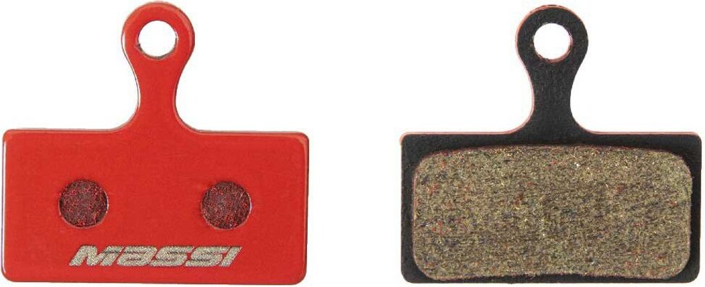 Massi Shimano M-985/7000/8000/9000 Scheibenbremsbeläge Rot Rot One Size