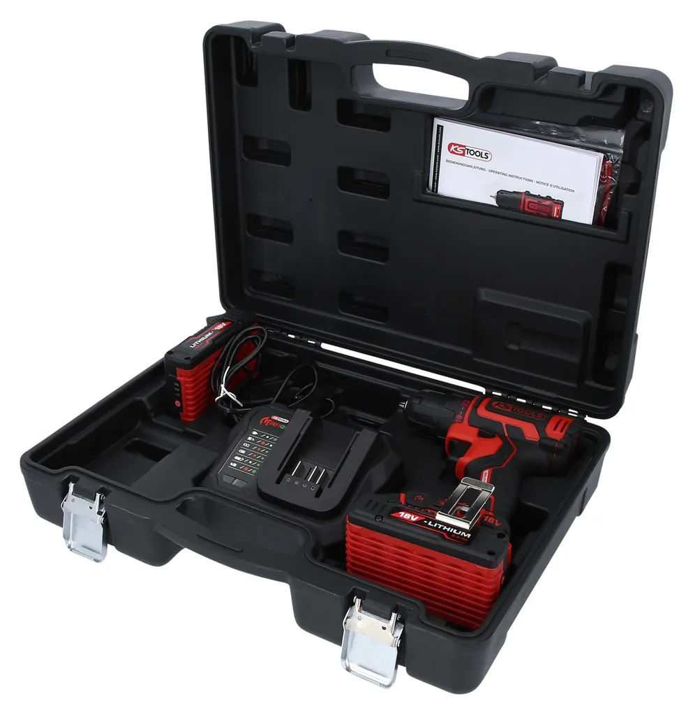 KS TOOLS eMONSTER 515.6400 Jeu de perceuses-visseuses Brushless 18V